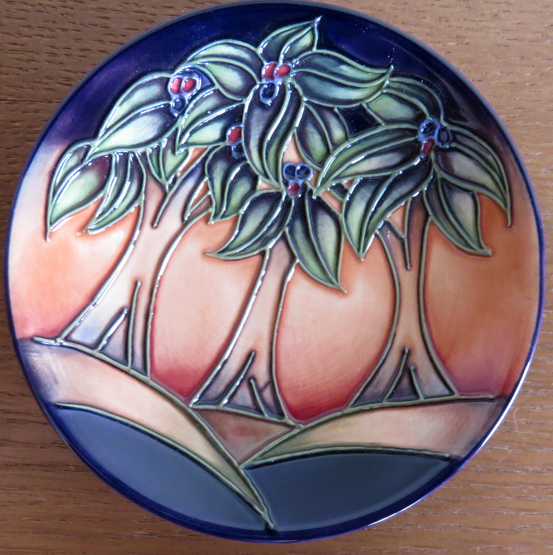 Moorcroft Pansy Blue Vase